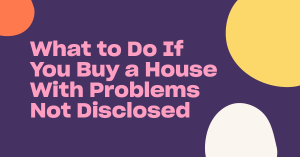 Read more about the article What Do I Do? Undisclosed Defects Found After Home Sale
