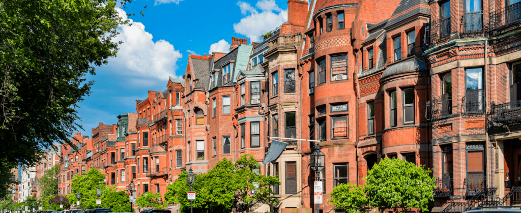 South End brownstones