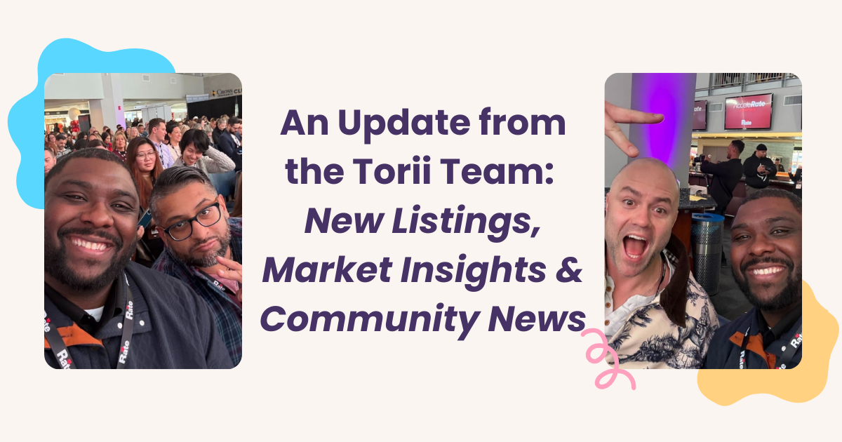 You are currently viewing A Winter Update from the Torii Team: New Listings, Market Insights & Community News